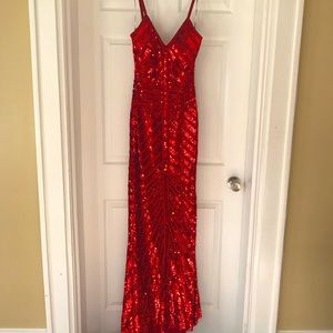 Sherri Hill Sequin Dress Sz 4